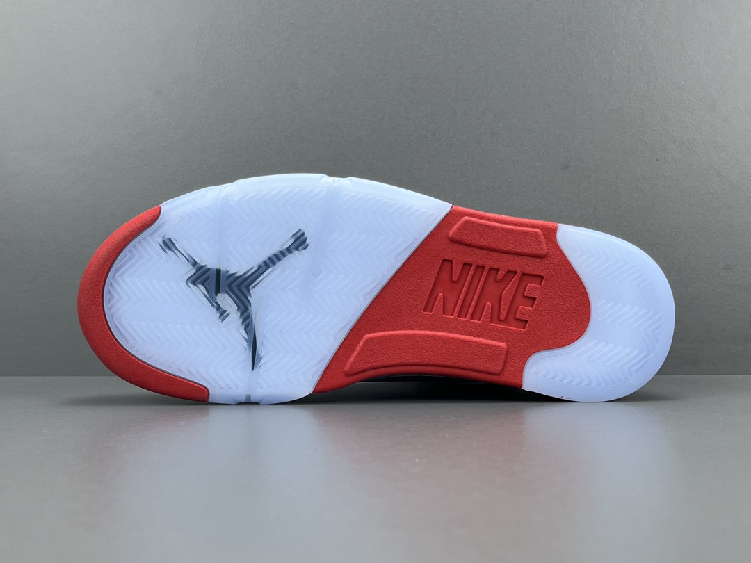 Jordan Air Jordan 5 Retro Fire Red Black Tongue  HQ7978-101