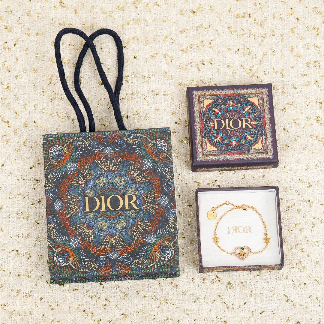 Dior Valentine's Day Heart Bracelet