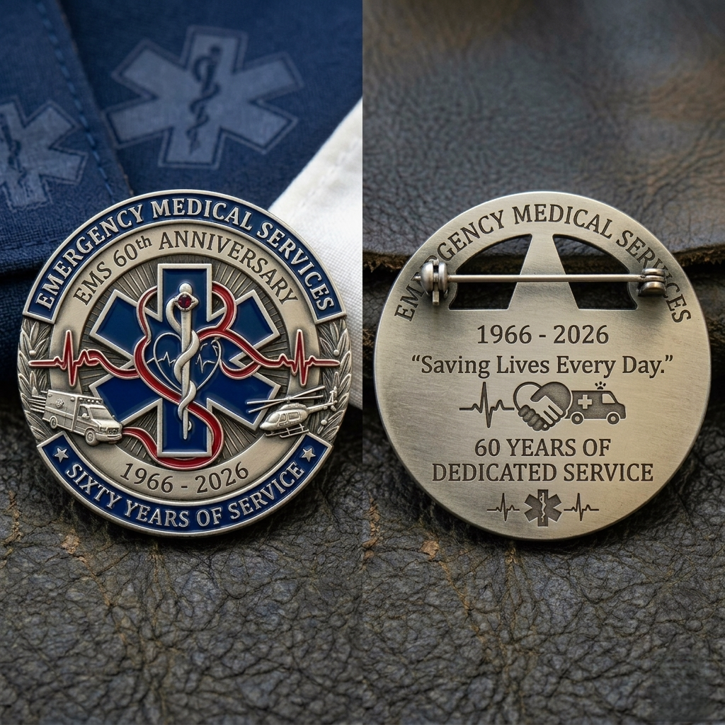 EMS 60th Anniversary Limited-edition Collectible Pin