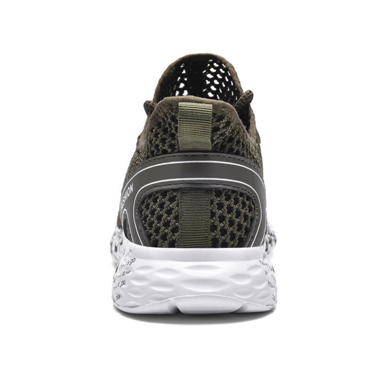 Men's Summer Graffiti Cutout Sneakers
