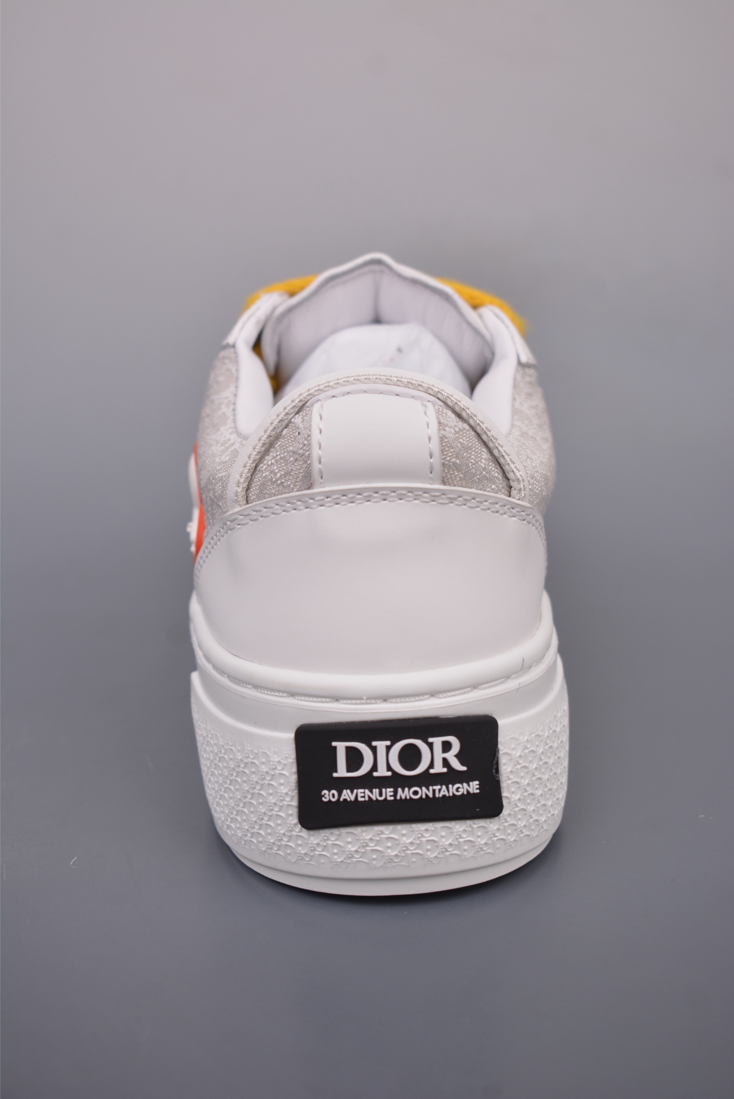 Dior B33 Low Top Sneakers Yellow and White Snake Year Limited Edition 3SN303ZEY2936