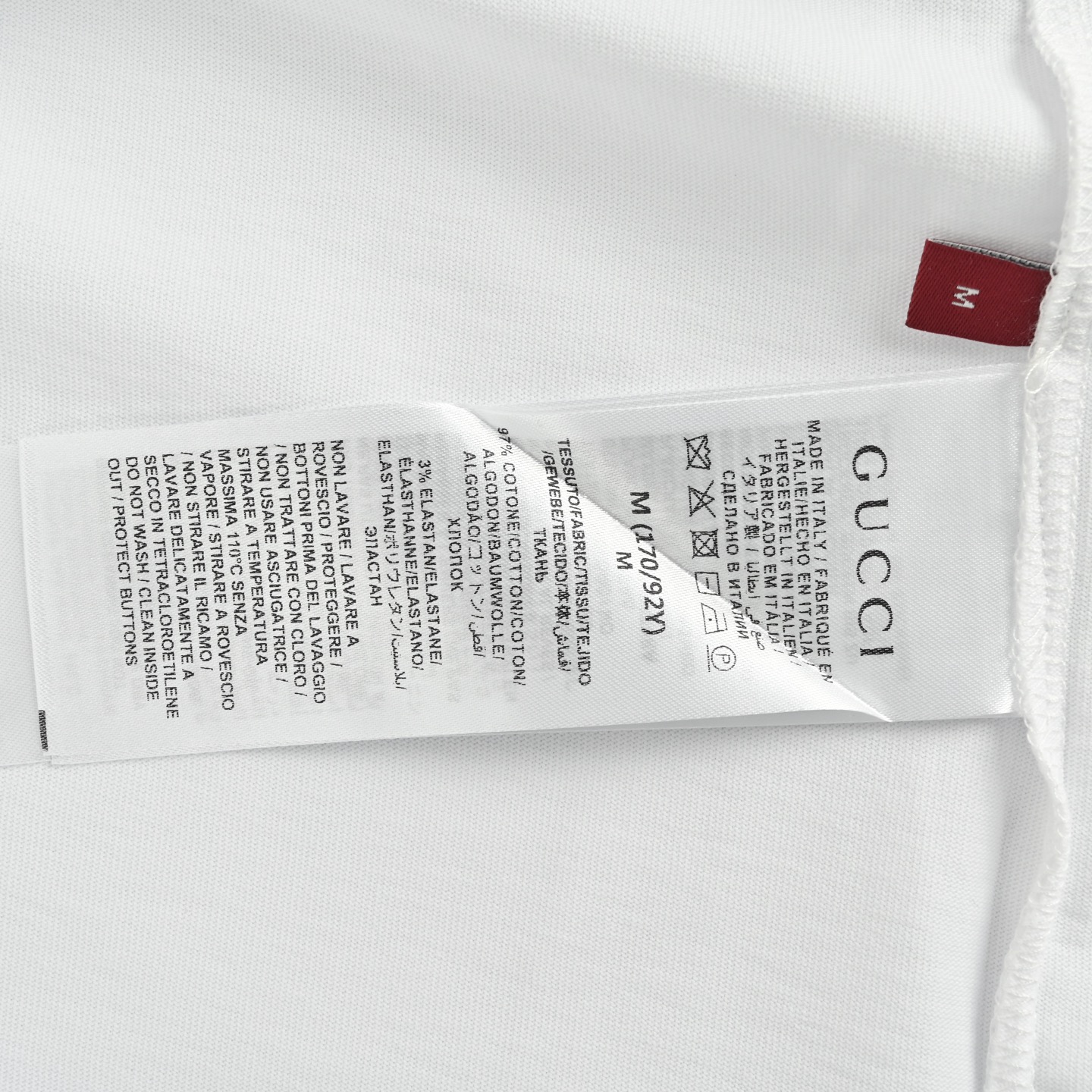 Gucci 25ss 1921 lettering logo short sleeve