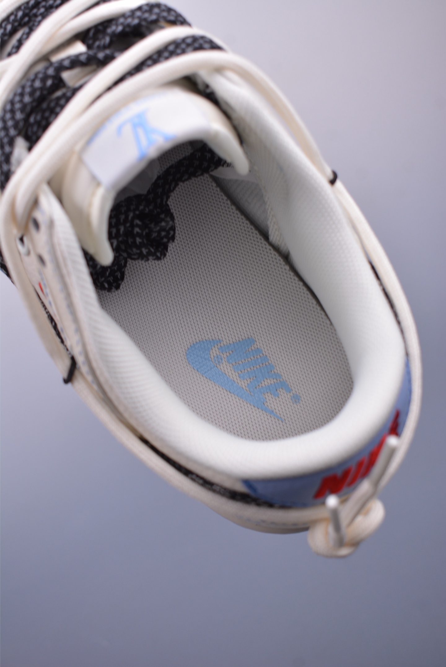 LV x Nike SB Dunk Low sneakers white, black and blue FC1688-219