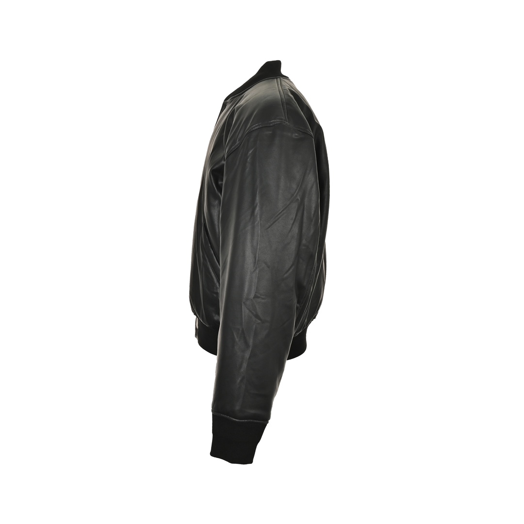 Balenciaga 24FW printed jacket leather coat