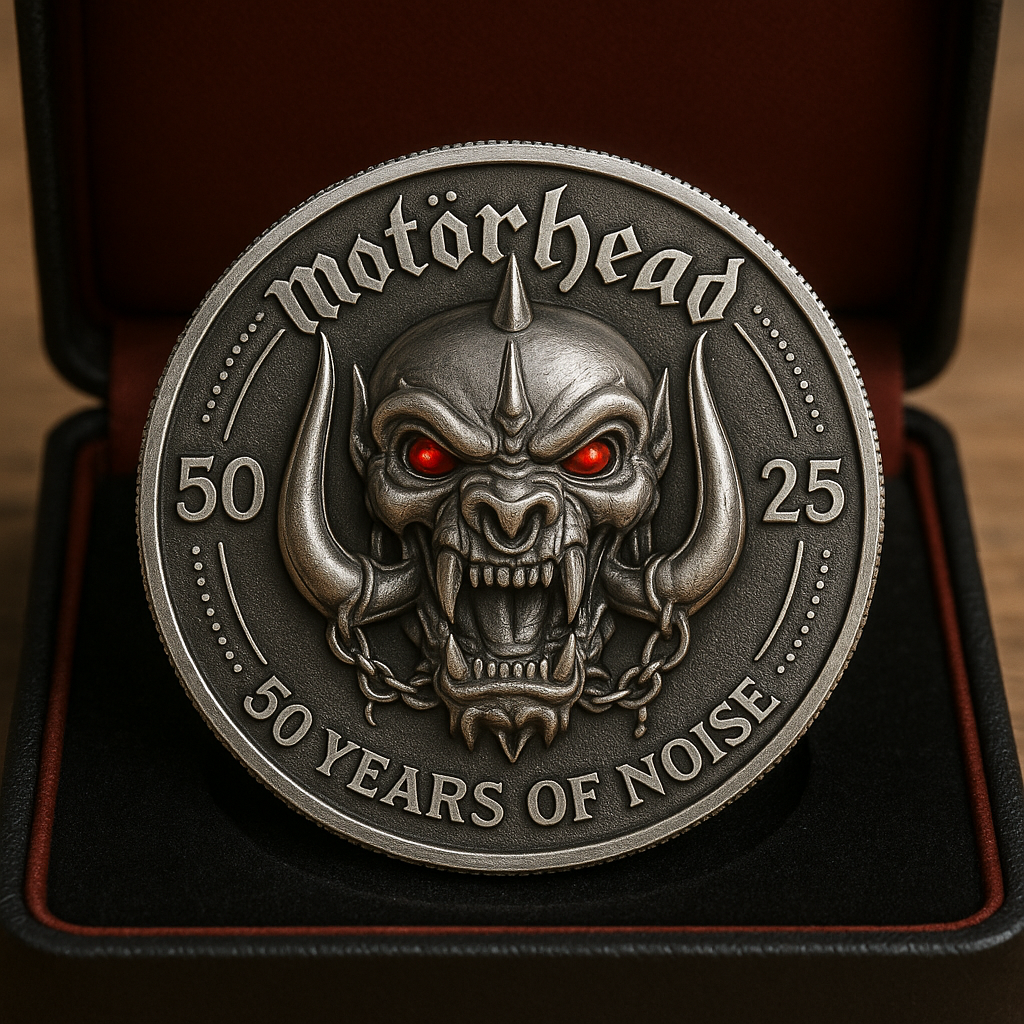 🔥 Motörhead – 50th Anniversary Limited Edition Commemorative Coin