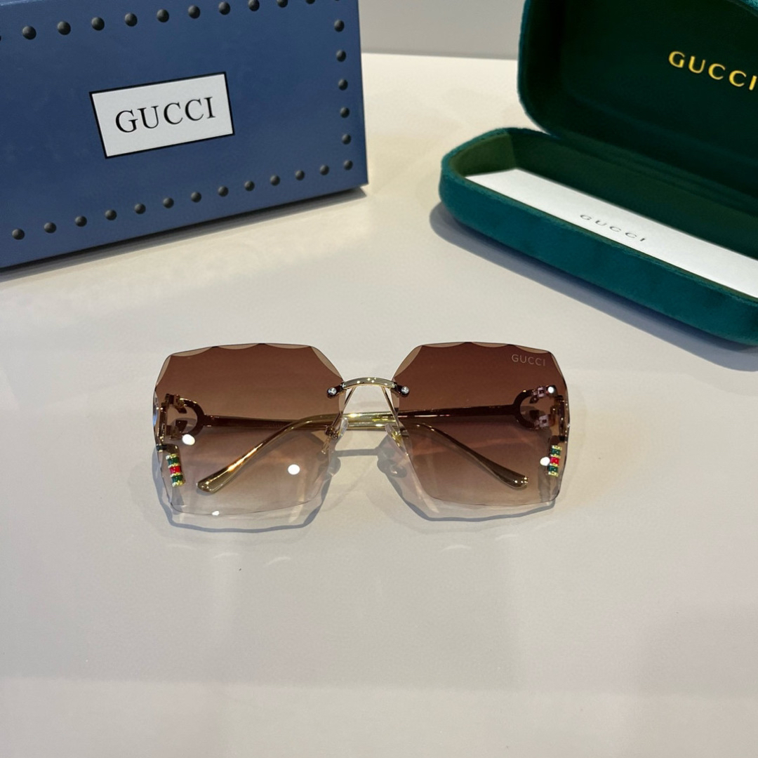 Gucci rimless sunglasses