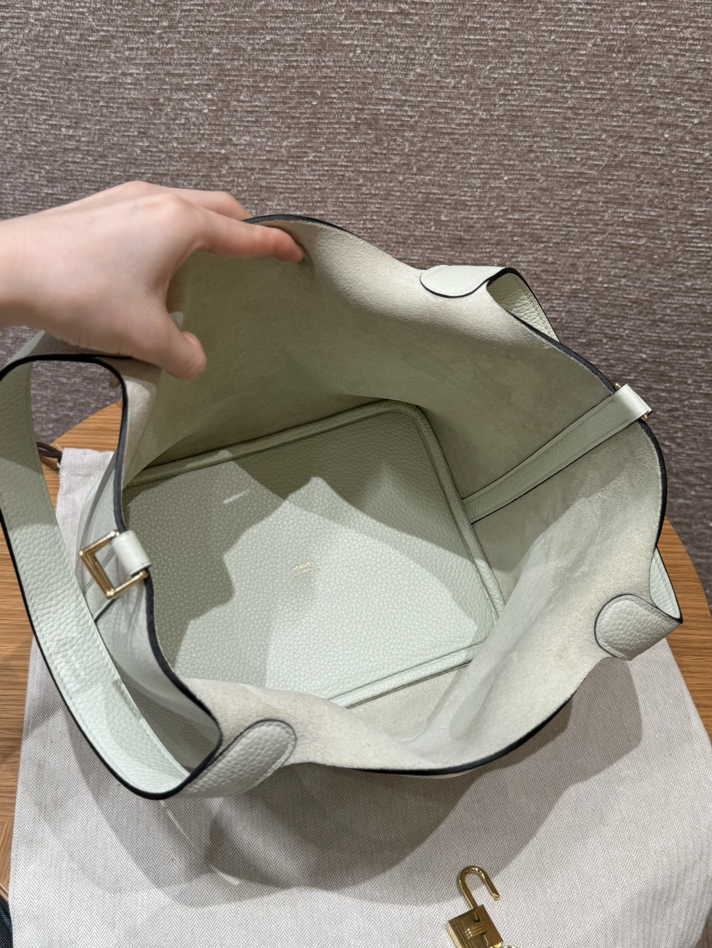 Hermès Picotin lo 0SVert Fizz Handbag (Handmade to Order)
