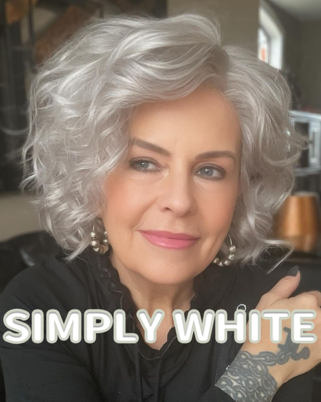 Short Curly Wig With Volume