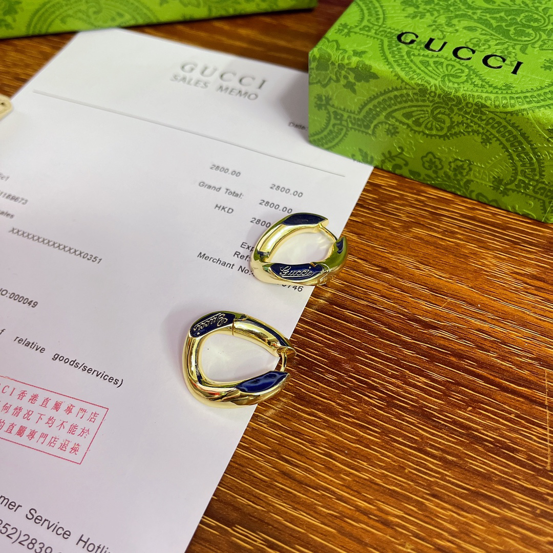 Gucci gold-tone earrings