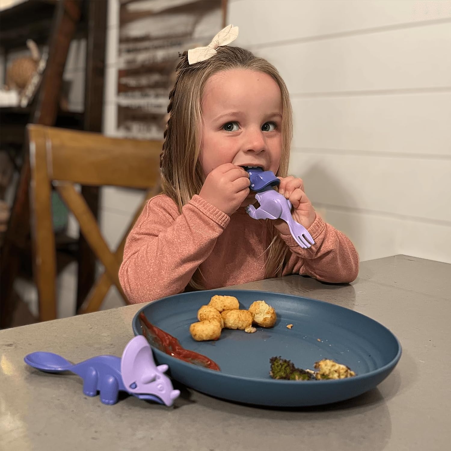 👍Last Day Promotion 60% OFF💖Creative Dinosaur Kids Dining Utensils