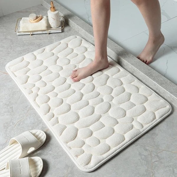 💥Cobblestone Embossed Bathroom Bath Mat💥