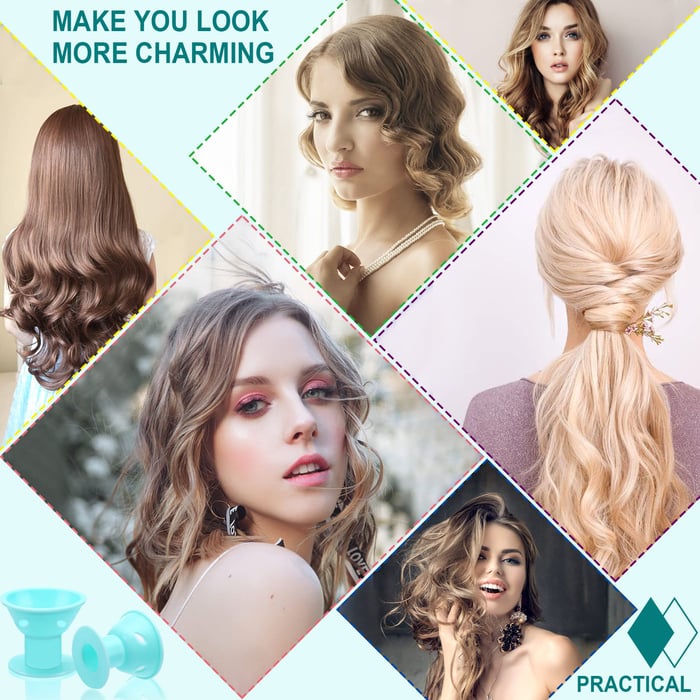 🎅EARLY CHRISTMAS SALE - 50% OFF🎄-(5 Small & 5 Large/Set)Heatless Hair Curlers--BUY 3 GET 2 FREE & FREE SHIPPING