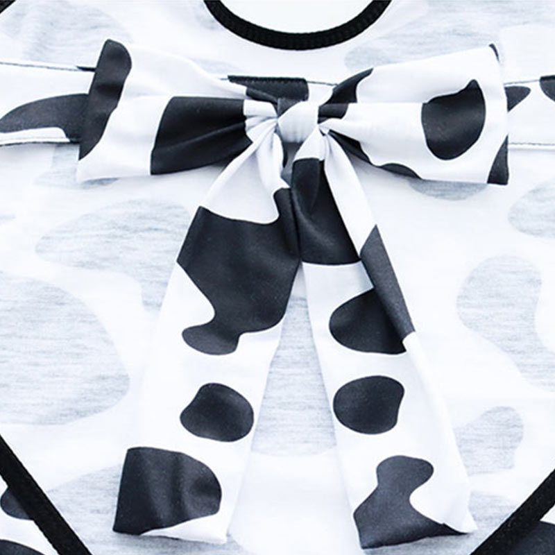 Cows Print Halter Lingerie