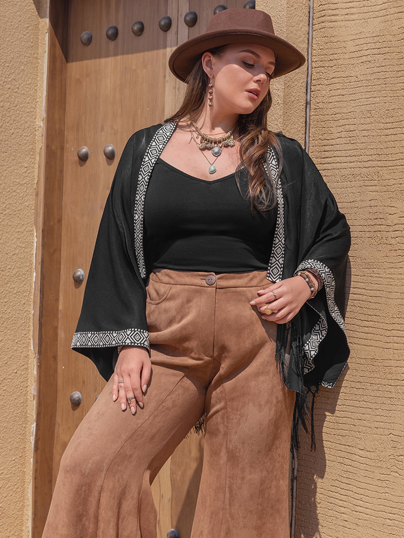 Plus Size Women Clothing Autumn Winter Coat Suitable for Multiple Occasions