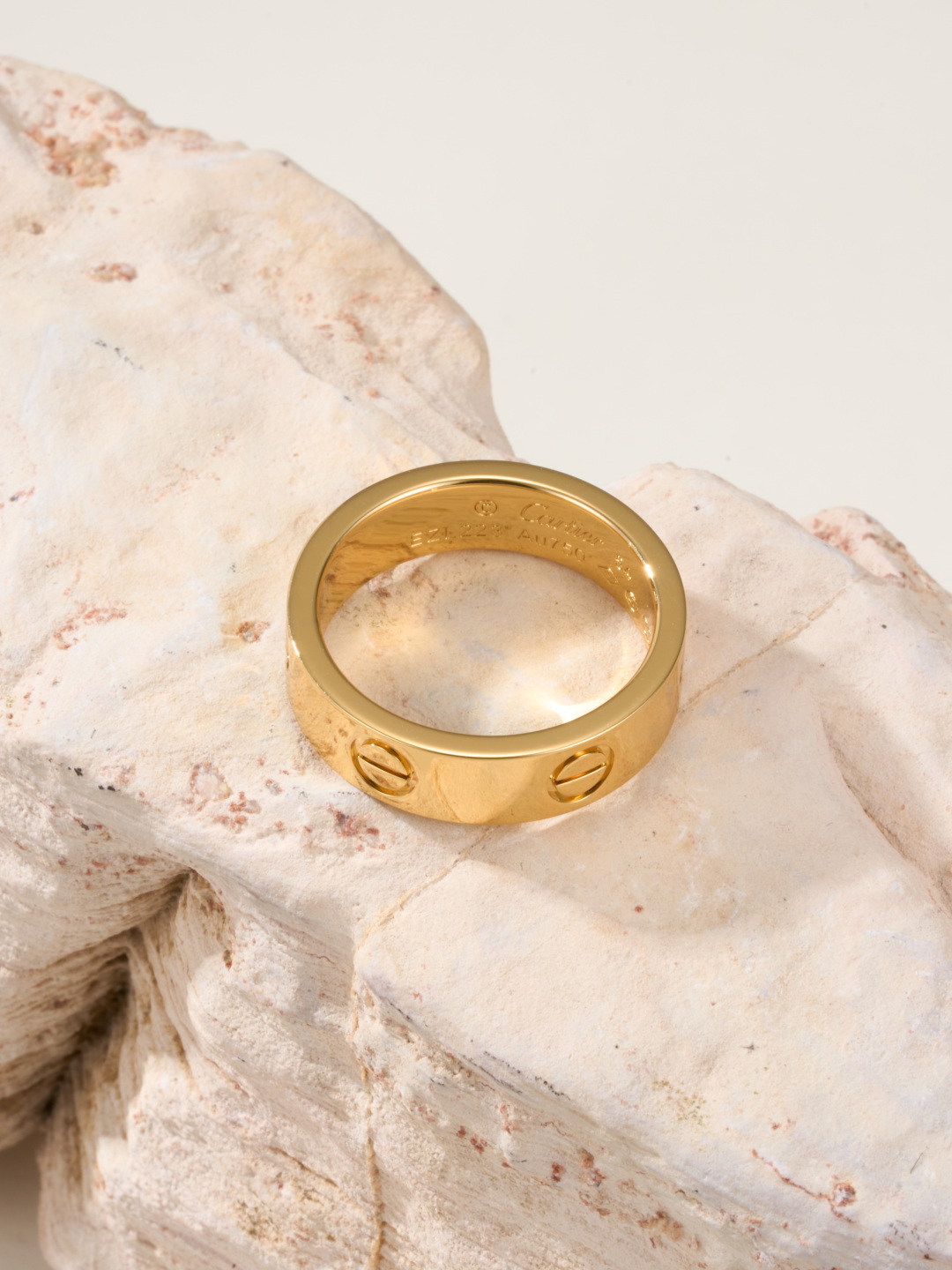 Cartier love wide version without diamond ring