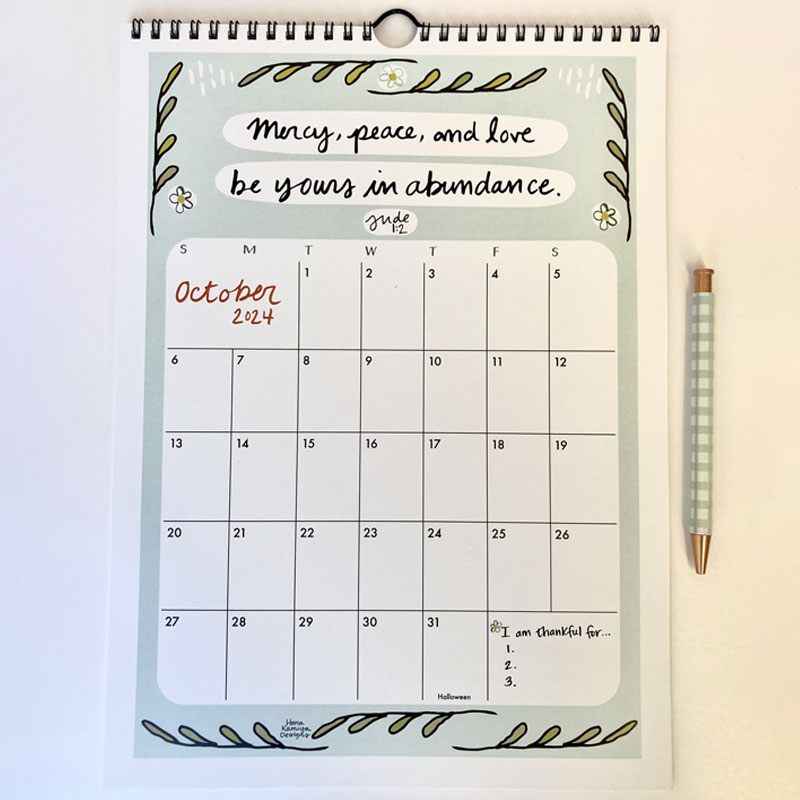2024 Wall Calendar, Christian gifts for Women