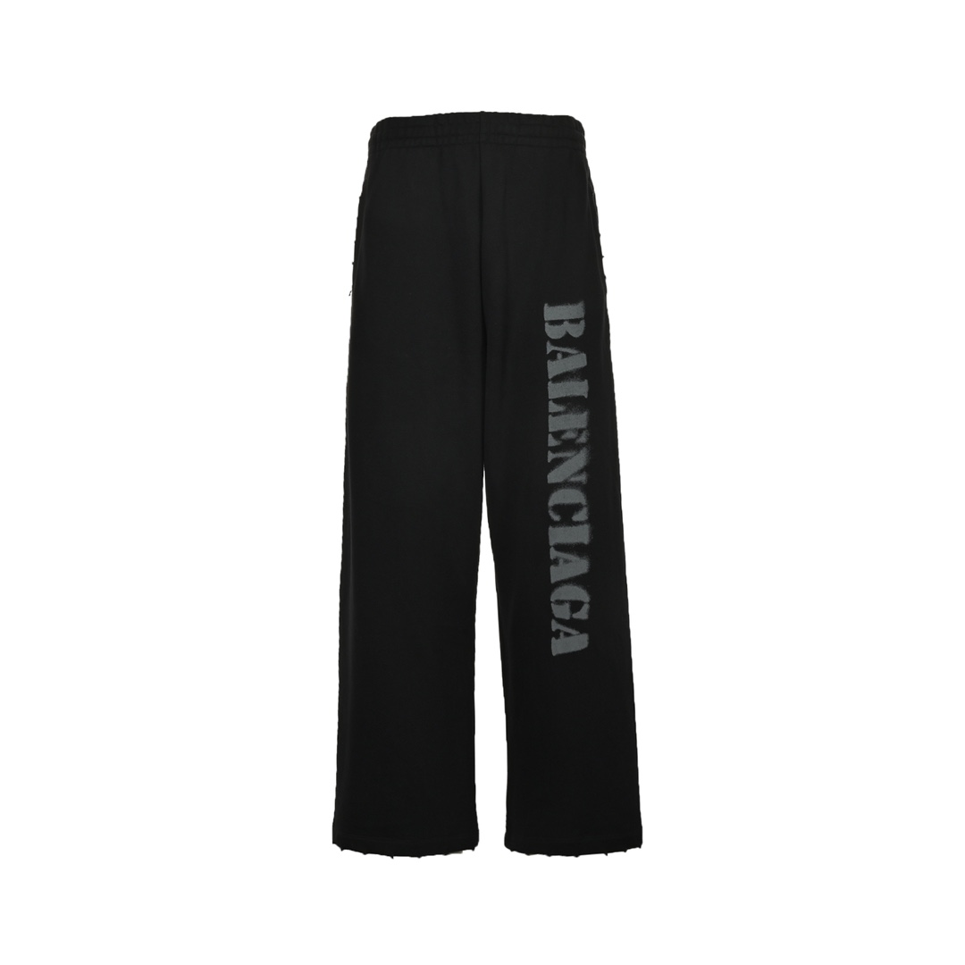 Balenciaga 24ss blurred lettering track pants
