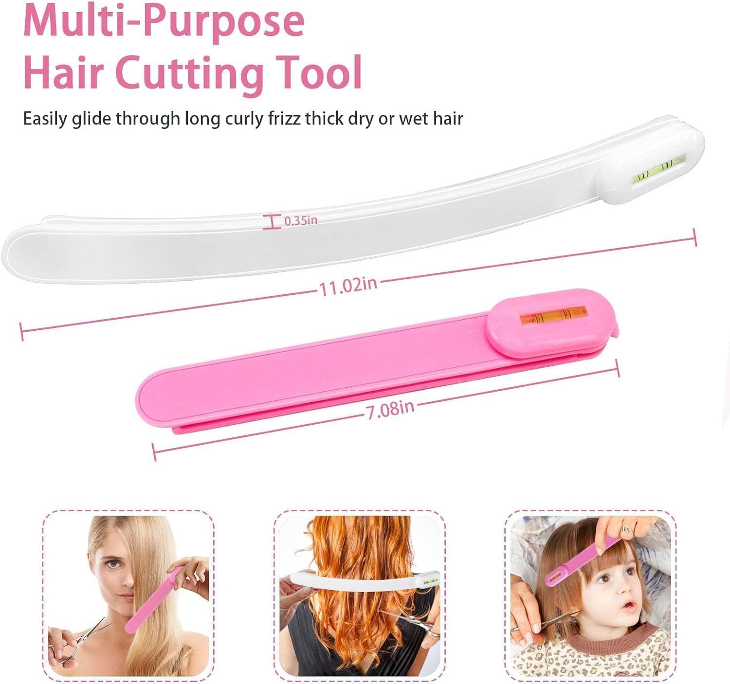 Professional Hair Styling Tools: DIY Layering and Trimming Kit with Clips