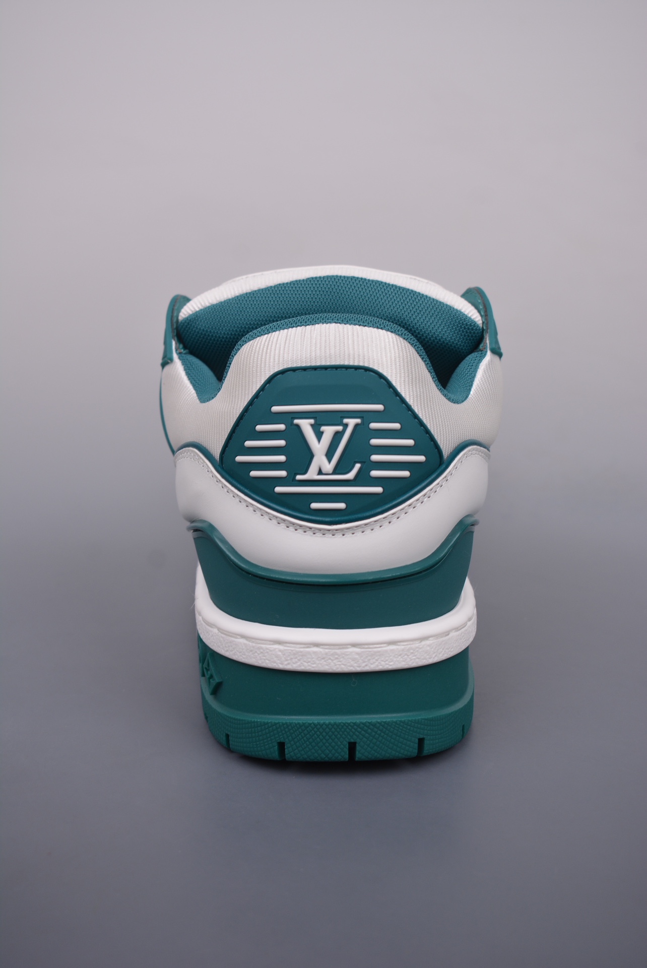 Louis Vuitton Trainer Maxi Low Sneaker Lake Green White 1ACI0K