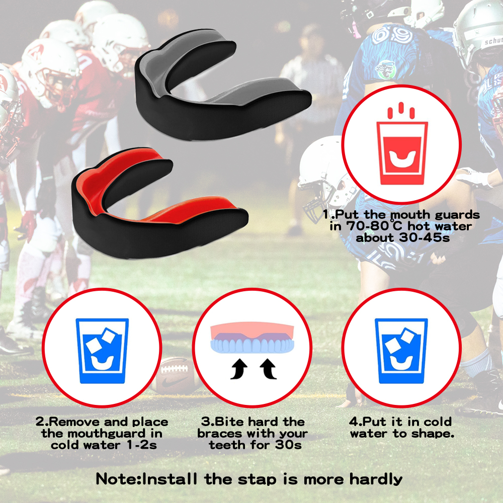 2 Pack Youth Football Mouth Guard