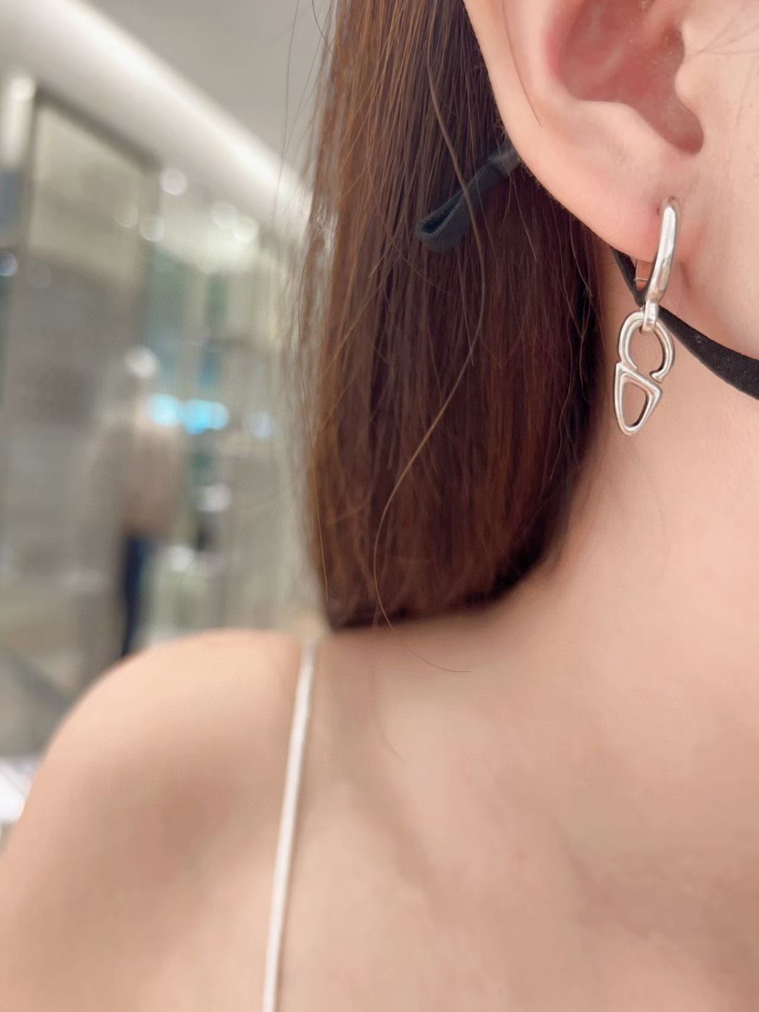 Dior CD three-piece earrings