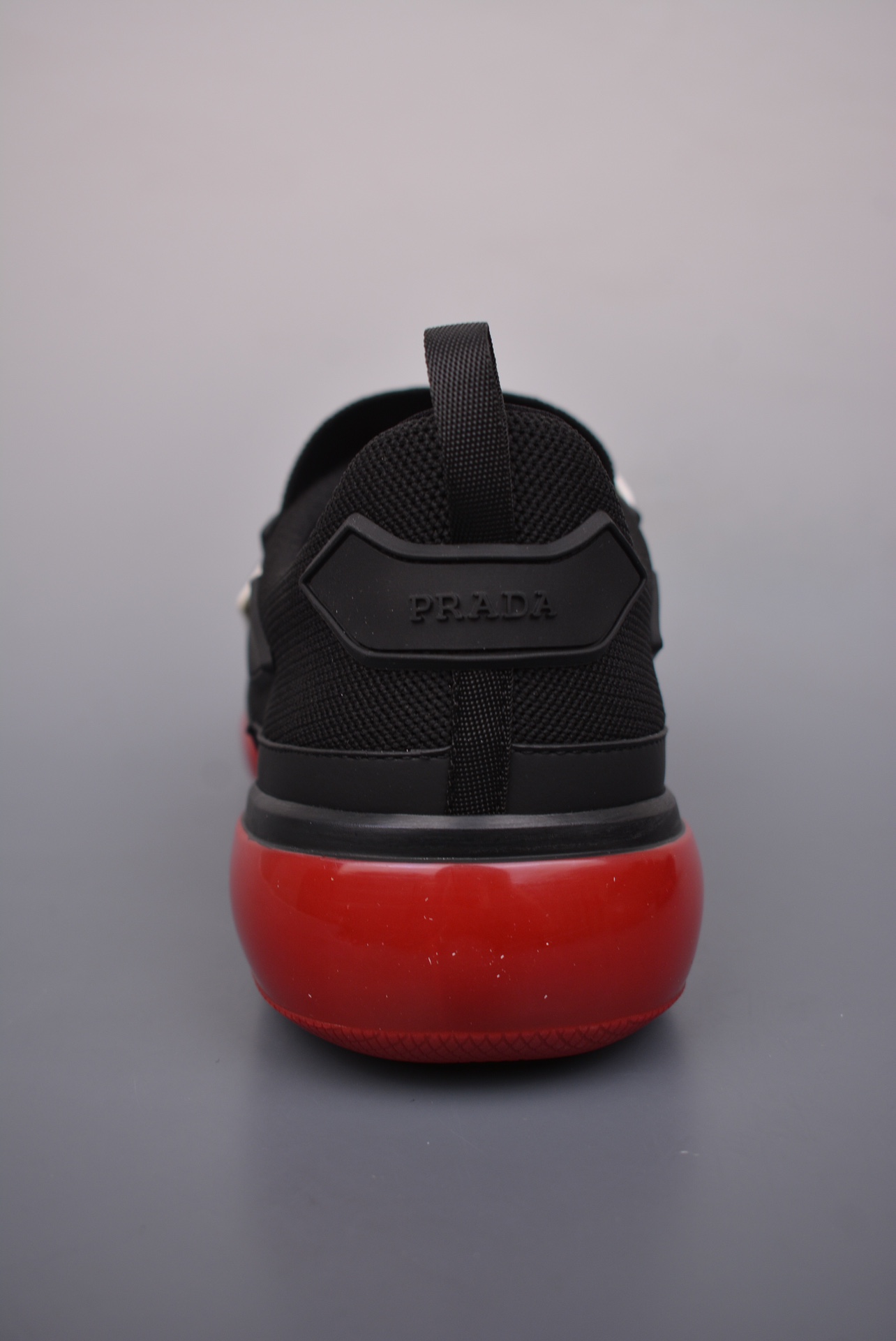 Prada Cloudbust Velcro Strap Low Sneakers Black Red White 2OG064_1OUF_F002L