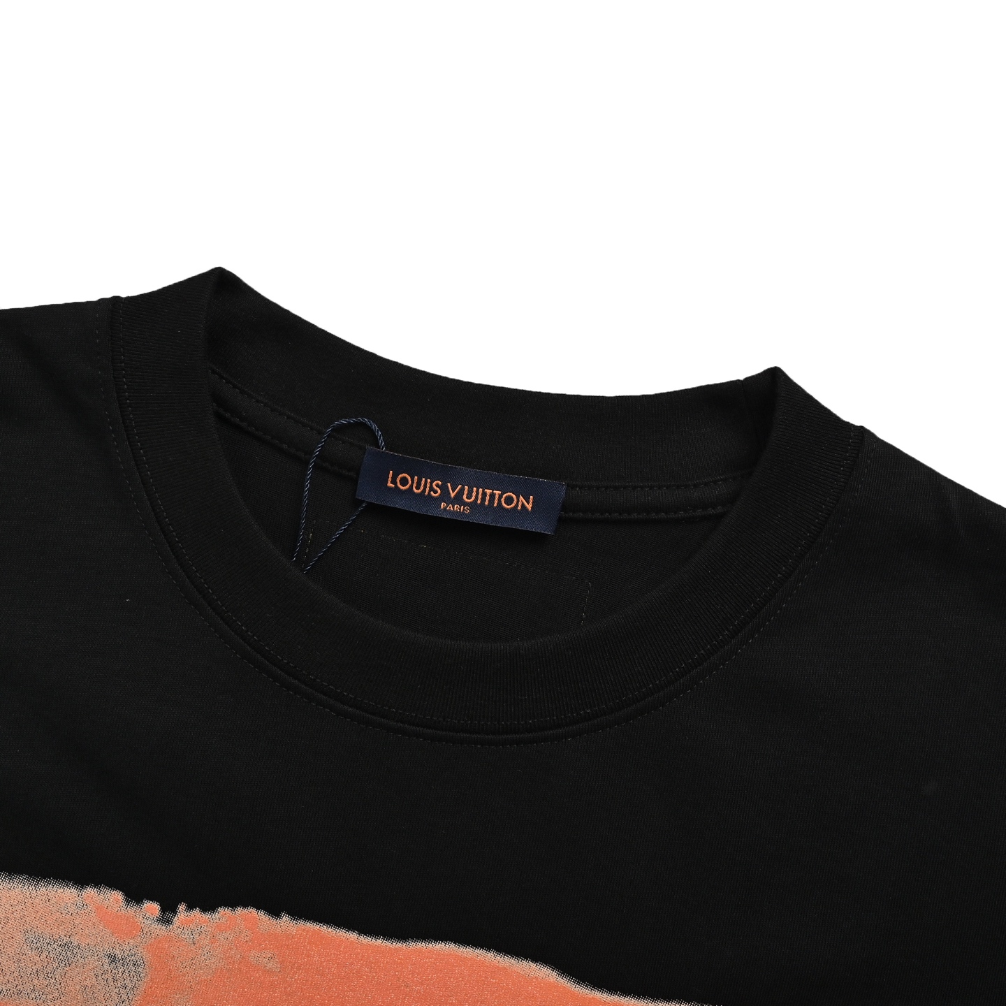 Louis Vuitton 25ss rooftop sunset rhinestone short sleeve