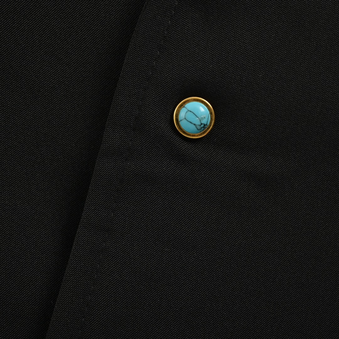 Louis Vuitton 24Fw turquoise wool blazer