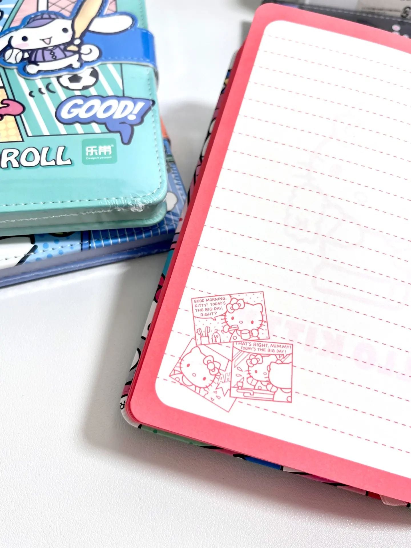 Sanrio Magnetic Clasp Notebook( B5, 6.9x9.8 Inches, 96 Lined Pages)|Diary Personal Journal for Women  Office School Supplies