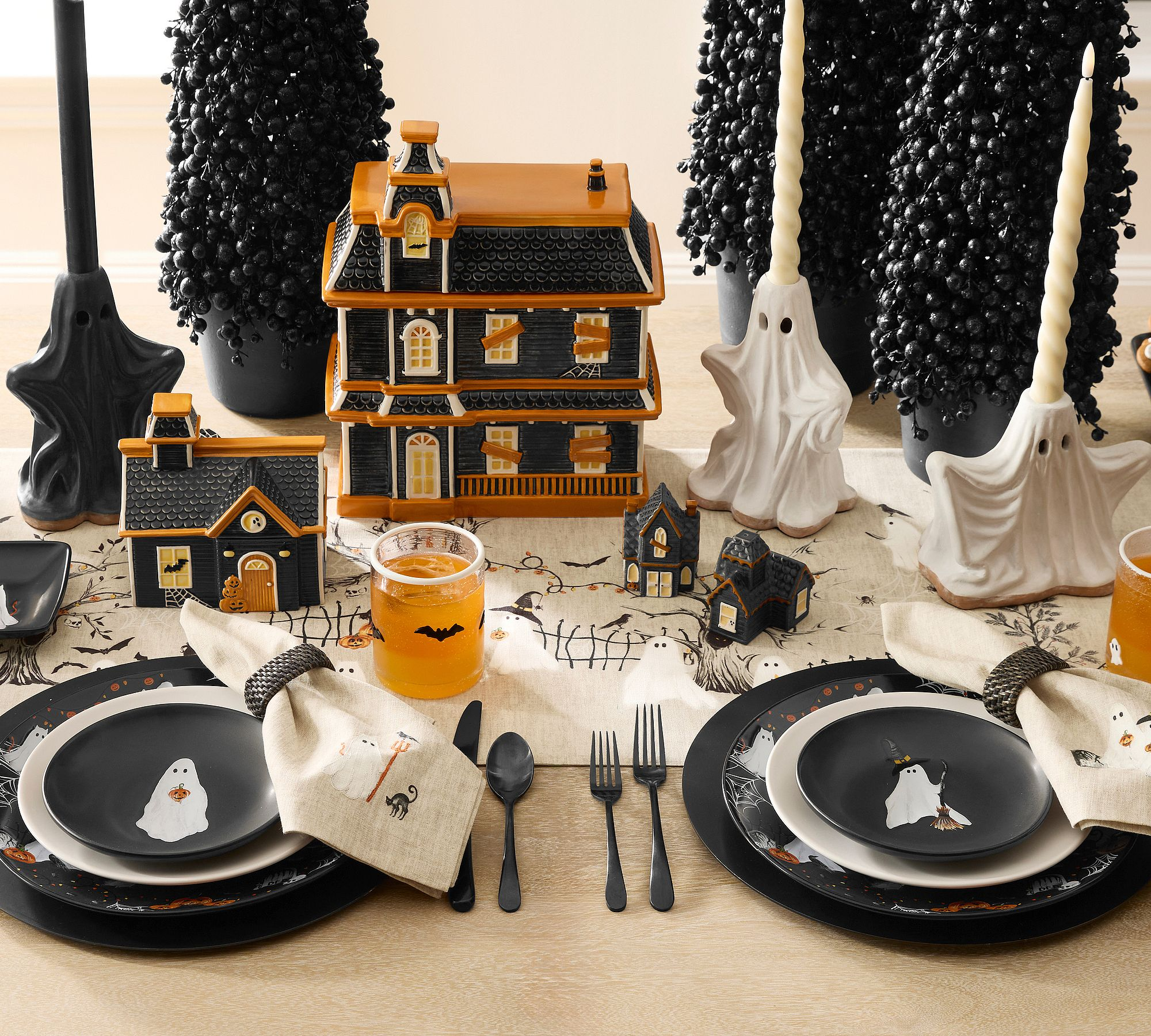 👻Scary Squad Icon Candle Holder - Ceramic Ghost Candle Holder🕯️