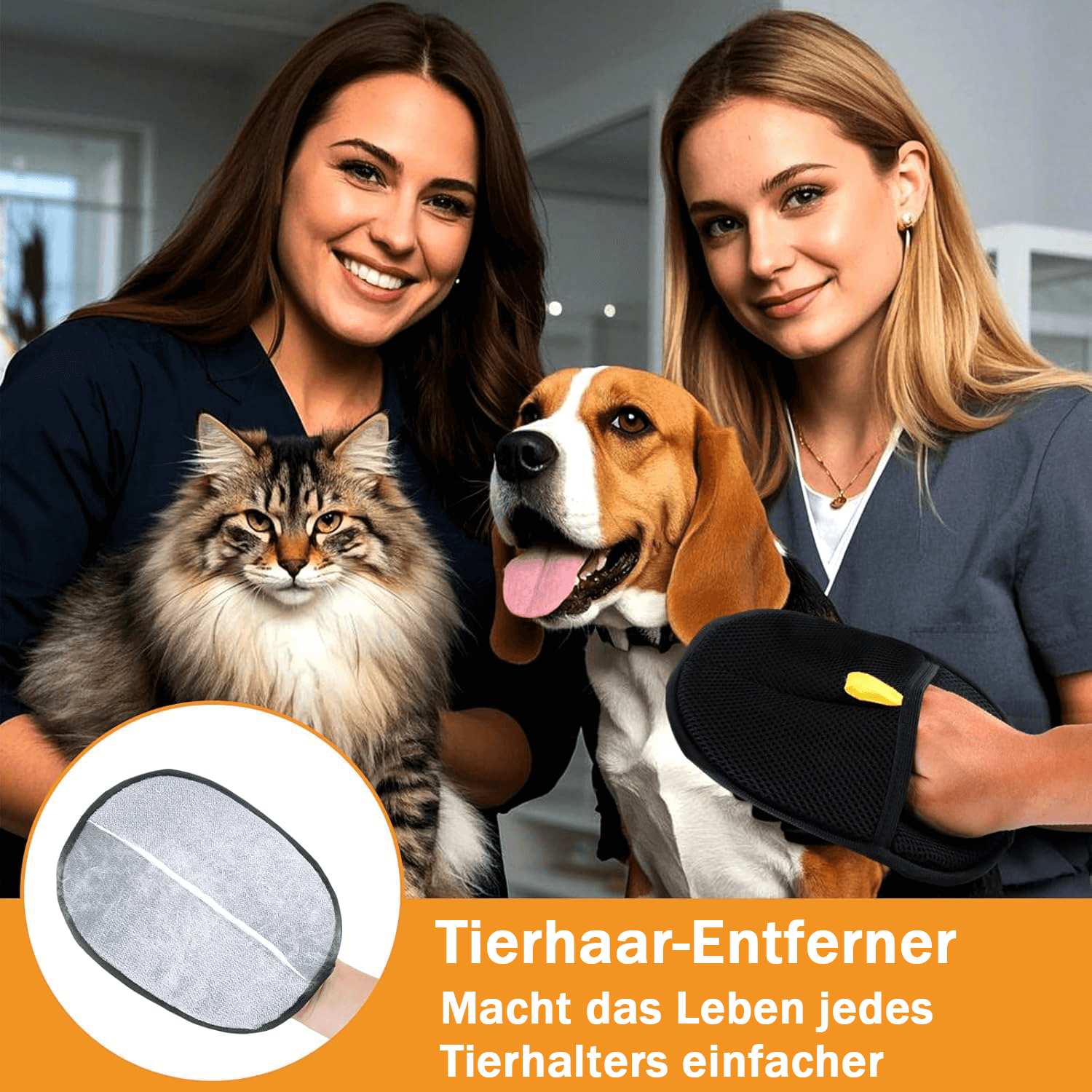 🔥Letzter Tag 49% Rabatt🔥Handschuhe zur Tierhaarentfernung