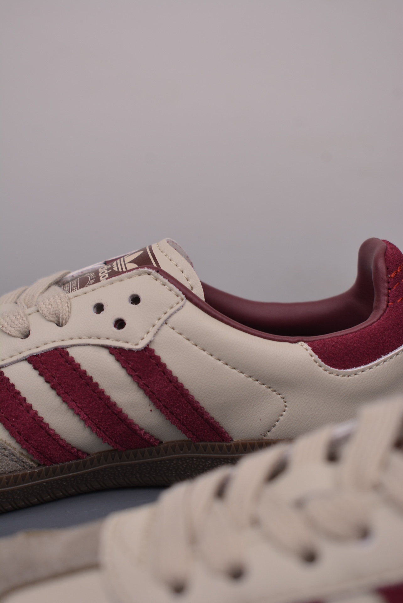 Adidas Originals Samba OG Putty Grey Maroon ID1482