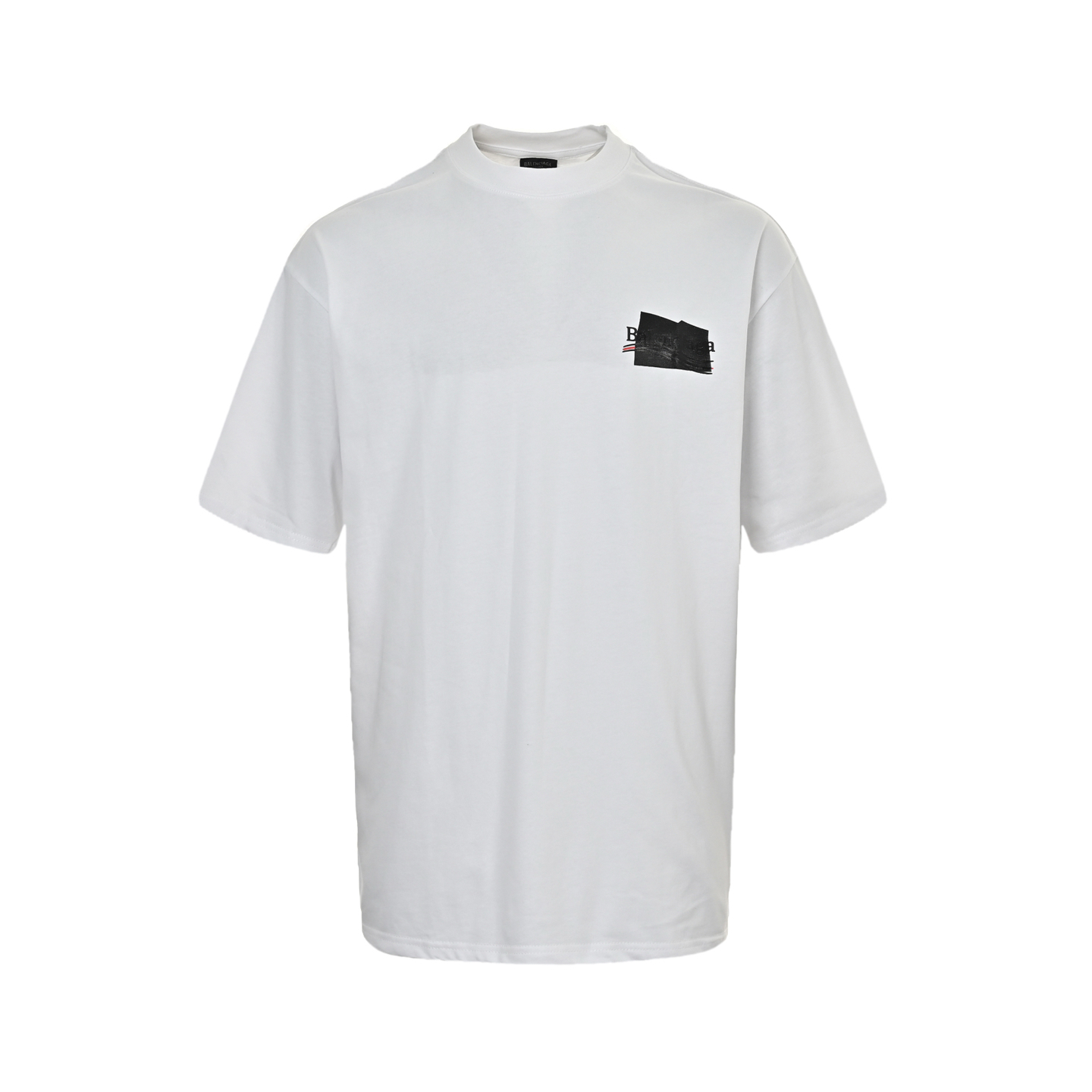 Balenciaga Cola black tape printed short sleeves