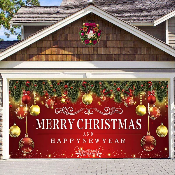 Hot Sale-2023 New Christmas Garage Door Decoration