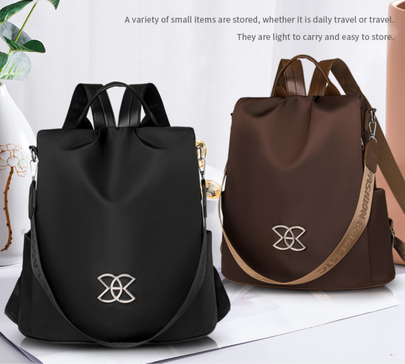 Anti-theft multi-purpose large capacity oxford cloth lightweight shoulder bag