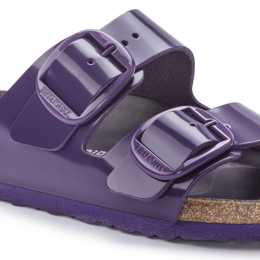 Arizona Big Buckle Natural Leather Patent B-51423