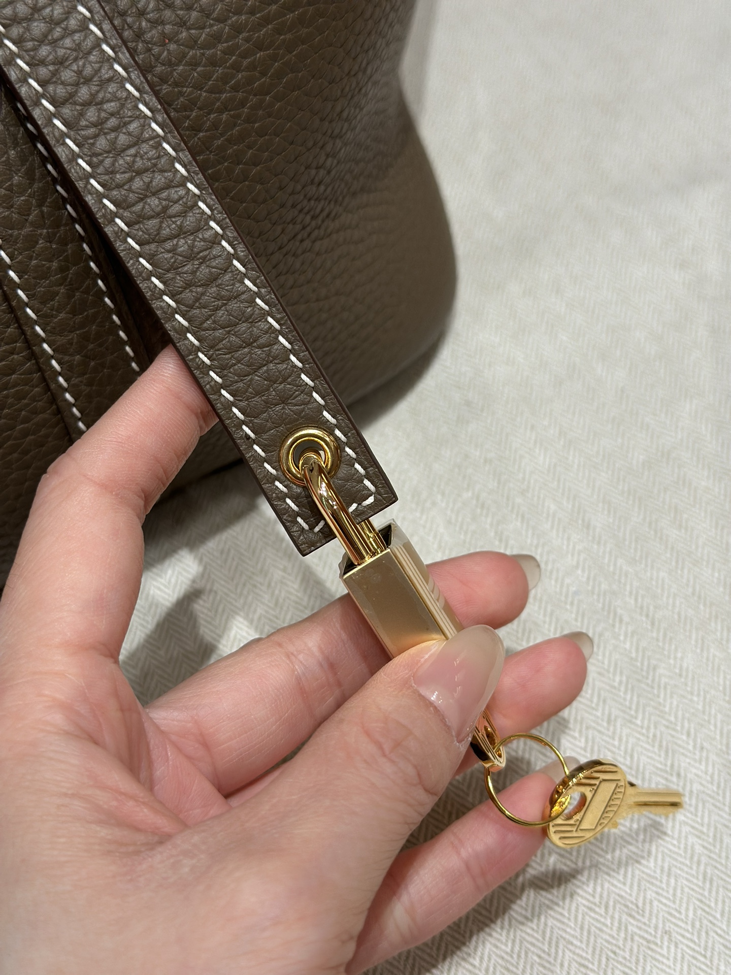 Hermès Picotin lo 18Etoupe handbag (handmade to order)