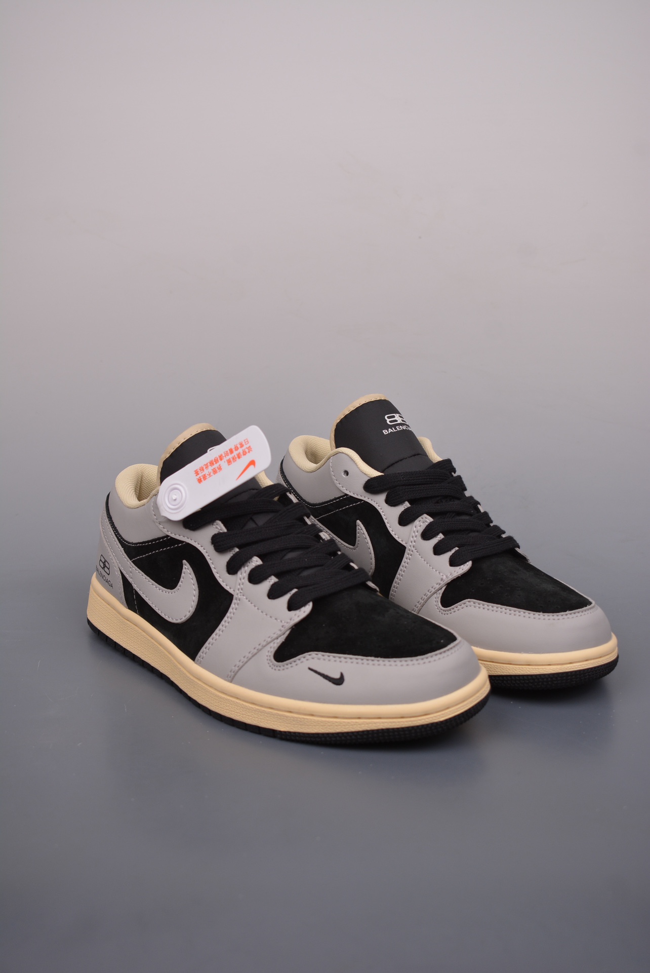BALENCIAGA x Nike Jordan Air Jordan 1 Grey Black SJ9950-035