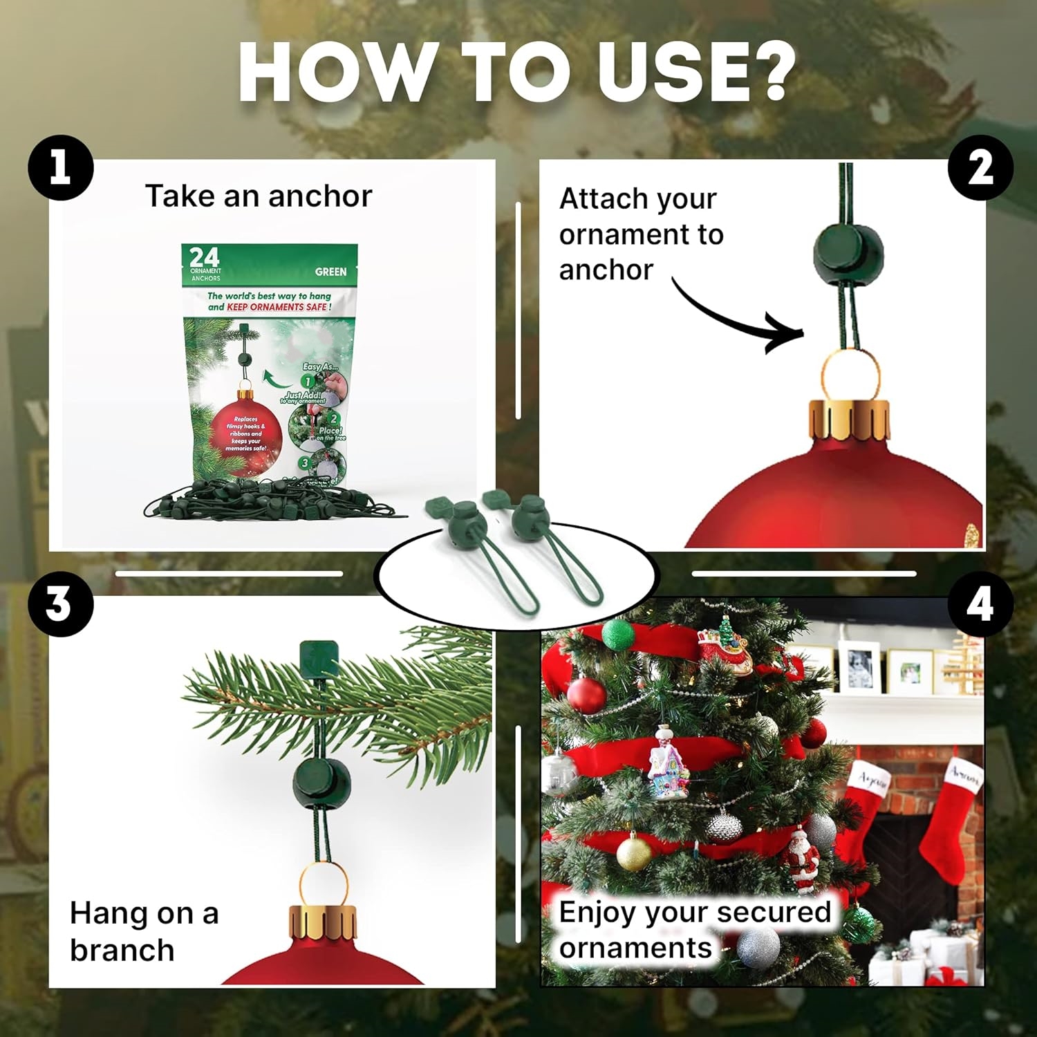 On Sale🔥Ornament Hooks for Hanging Christmas Decorations