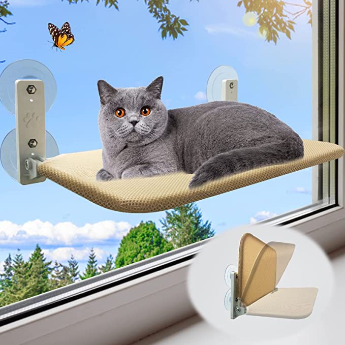 (🔥Last Day Promotion-SAVE 65% OFF)🐱Cordless Foldable Cat Hammock-BUY 2 GET FREE SHIPPING