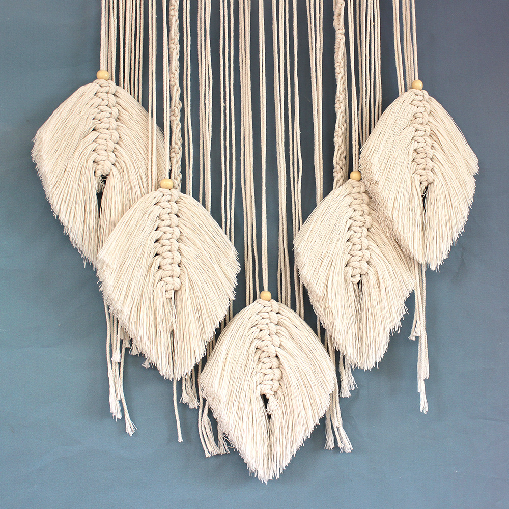 Cotton rope woven wall hanging