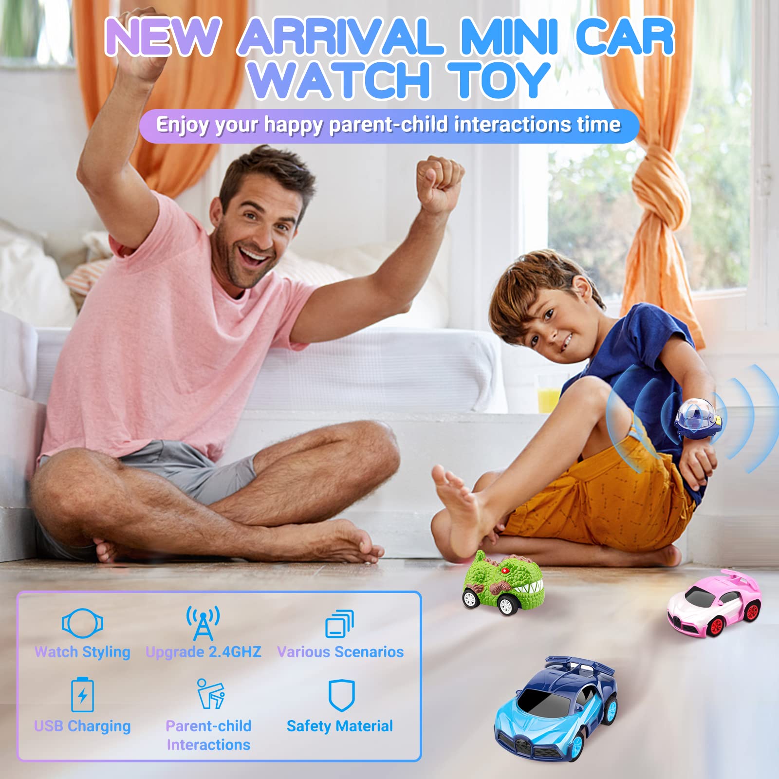 (🔥Last Day Promotion-SAVE 50% OFF)2023 New Watch Remote Control Car Toy-BUY 3 GET 15% OFF & FREE SHIPPING