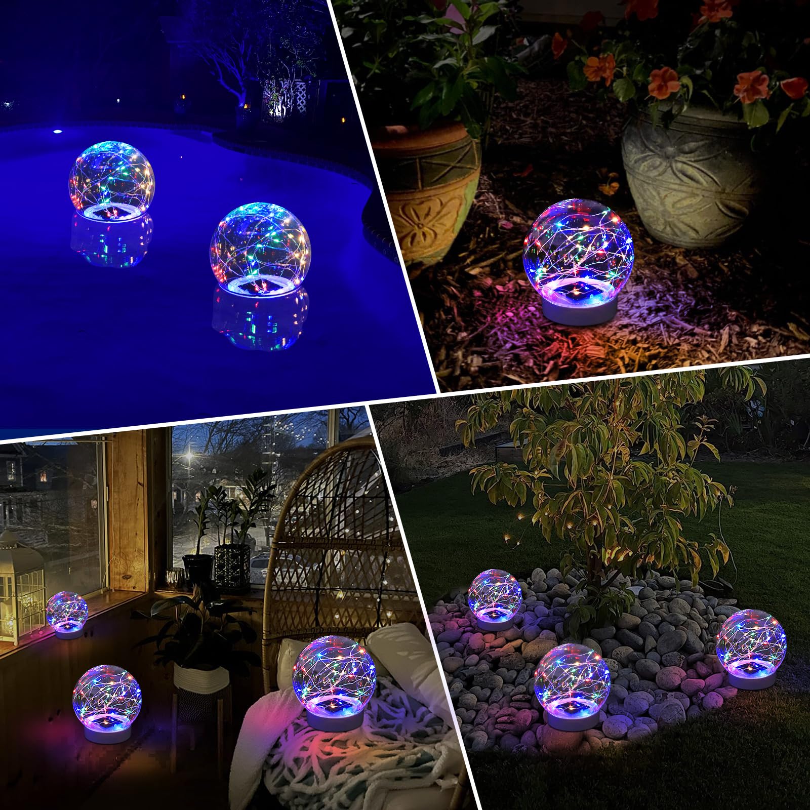 🔥On Sale🔥Updated Floating Pool Lights Solar Powered
