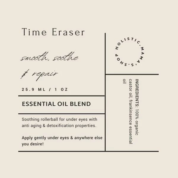 🔥LAST DAY SALE 49% OFF🎁Time Eraser Rollerball -10 ml castor oil & frankincense