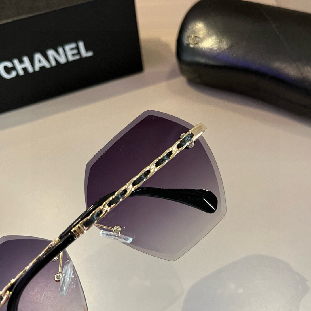 Chanel rimless sunglasses