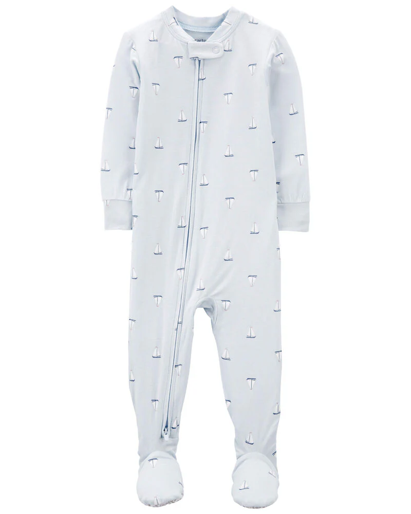 Carter's 1-Piece Sailboat PurelySoft Footie Pyjamas