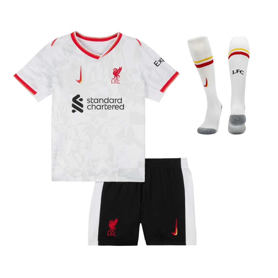 Kid's Liverpool Third Away Football Kit (Shirt+Shorts+Socks) 2024/25