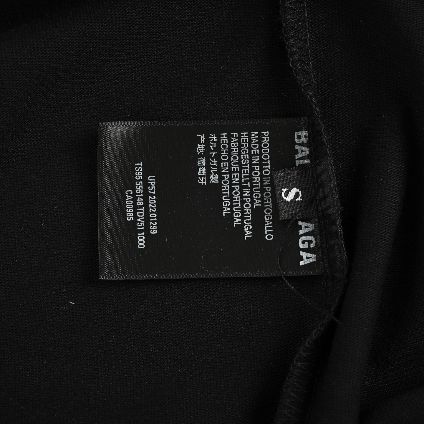 Balenciaga 25ss flame double B letter print short sleeve