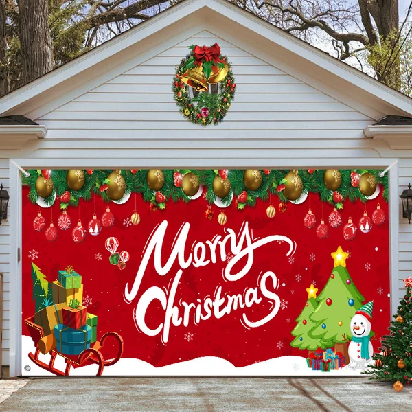 Hot Sale-2023 New Christmas Garage Door Decoration