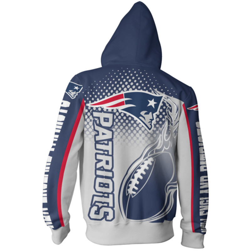 NEW ENGLAND PATRIOTS 3D HOODIE NNEP008